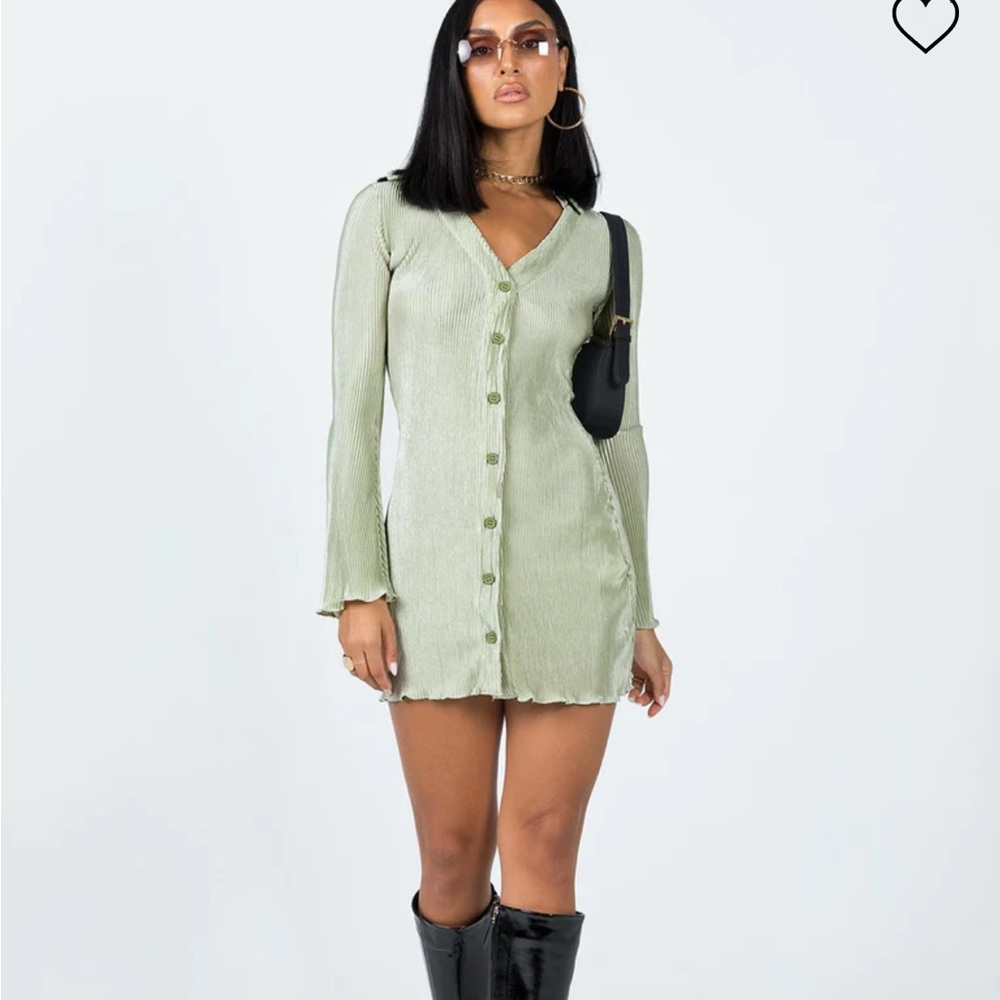 NWT Princess Polly Danyon Mini Dress Green size 6
